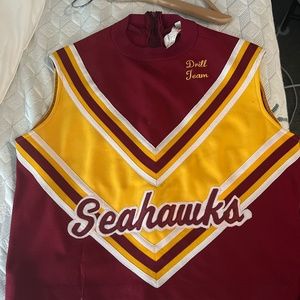 Vintage Seahawks cheer leader top size large